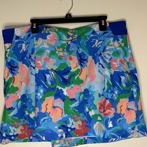 Walter Hagen Performance Skort Multi Abstract Floral